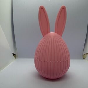 Handmade 3D Printed Pink Bunny Egg Container for Easter
